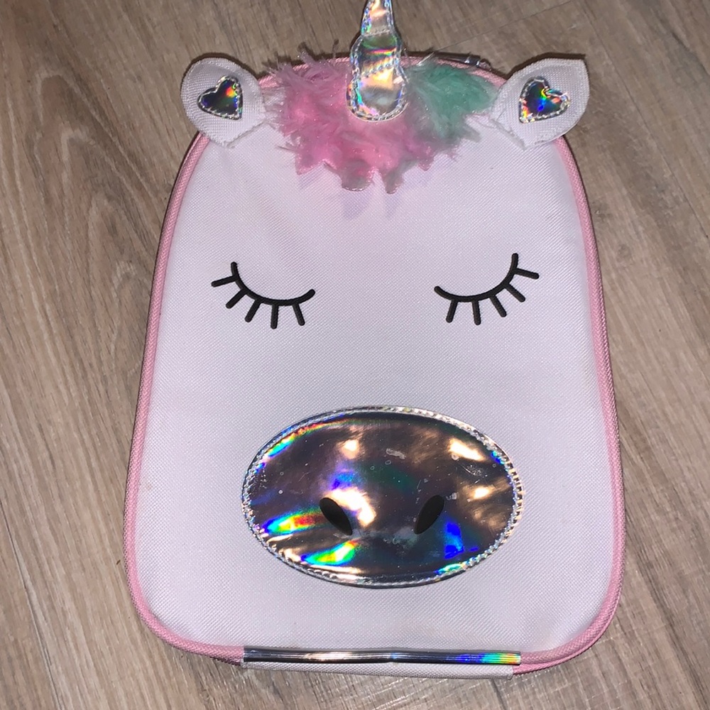 Limited Too white uniform girls lunchbox